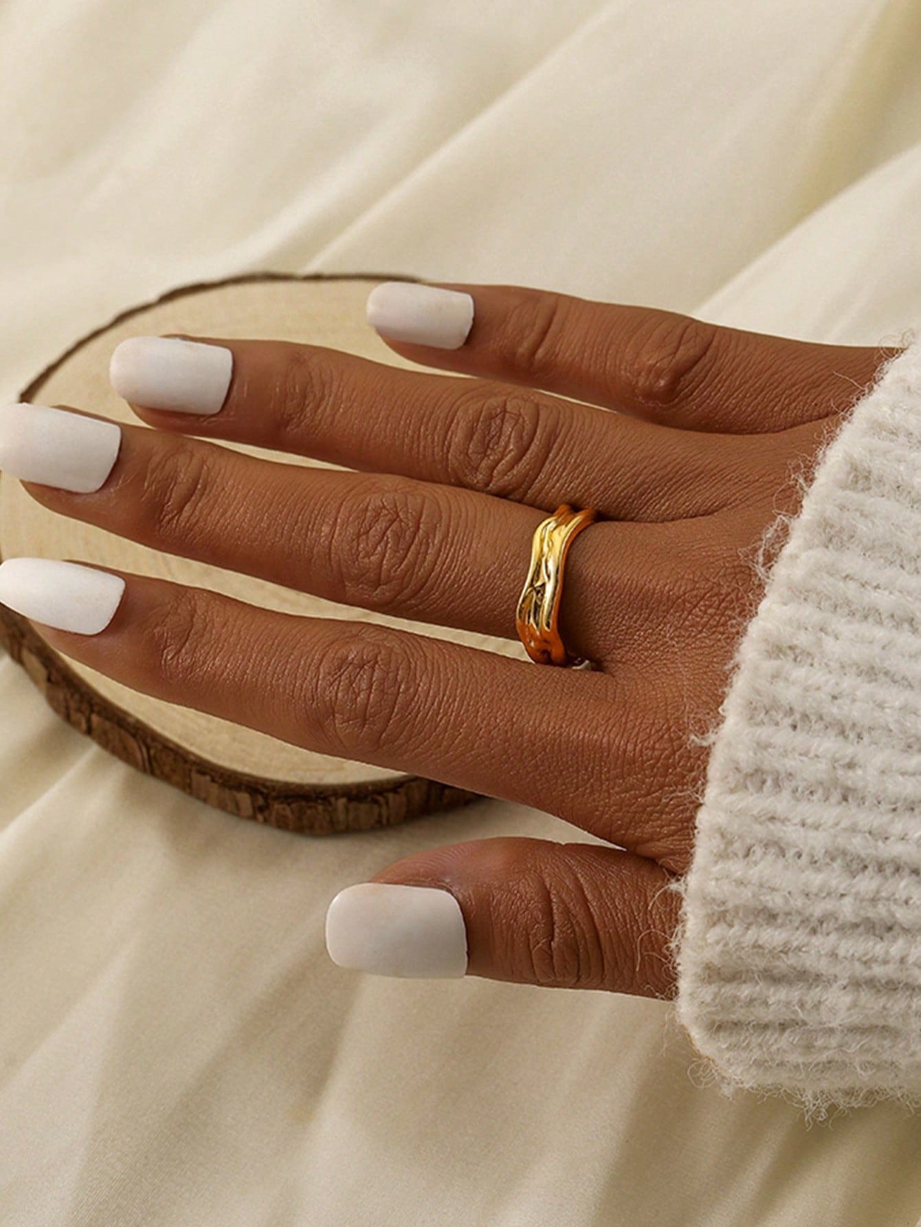 Gold Adjustable Ring