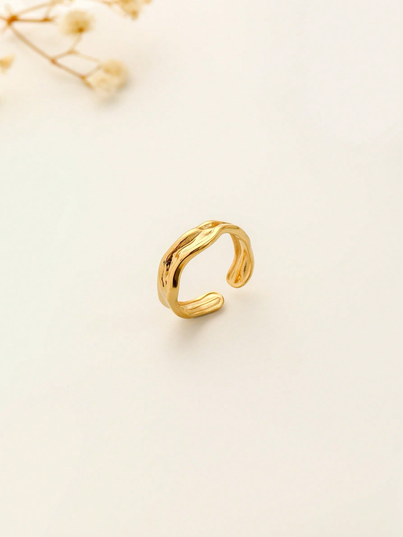 Gold Adjustable Ring