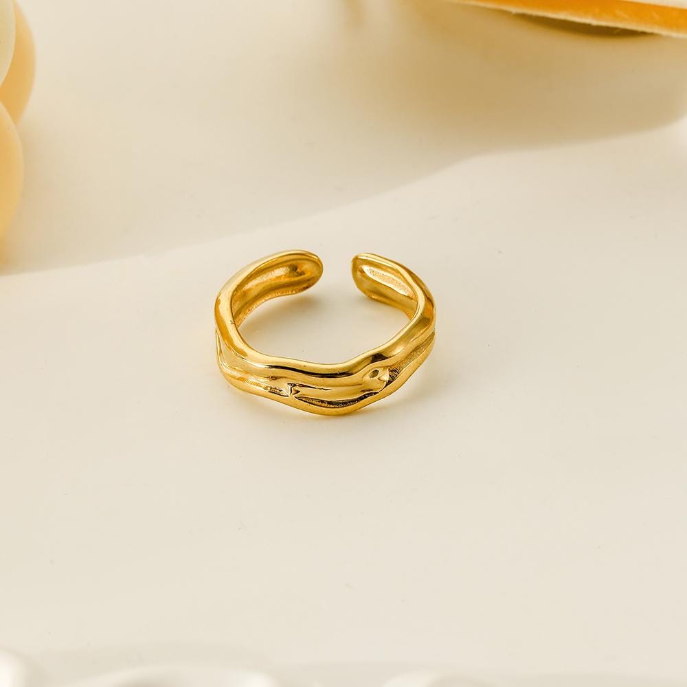 Gold Adjustable Ring